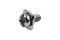 [E] น็อตยึดสายไฟ สแตนเลสชุบนิกเกิ้ล M3.5x8 mm พร้อมแหวนทรงสี่เหลี่ยม ขนาด 7x7 mm